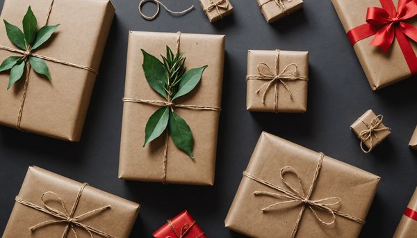 Emballage cadeau en papier recyclé : style et durabilité réunis !